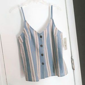 Large Button Down Camisole NWT